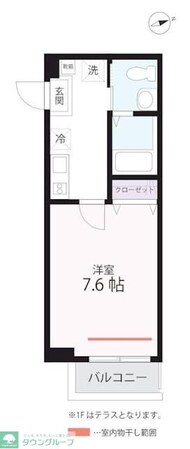 ハーミットクラブハウス羽田(仮)の物件間取画像